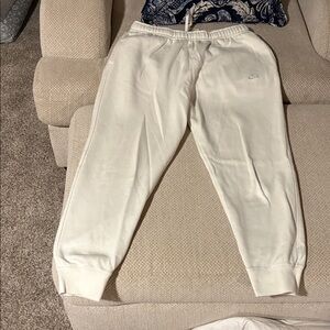 Nike White Joggers